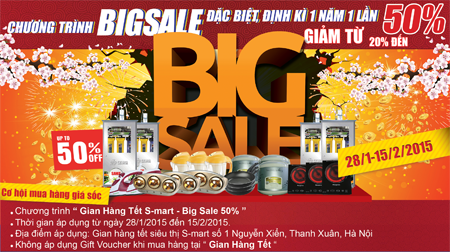 “Giảm giá tới 50% hàng loạt sản phẩm