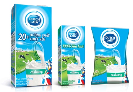 Dutch Lady ra mắt diện mạo mới cho dòng sản phẩm sữa nước