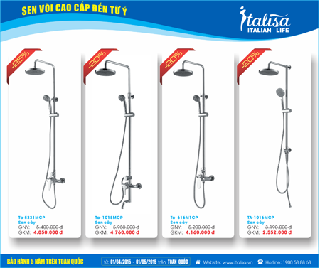 Các sản phẩm trong chương trình