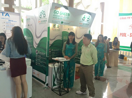 Khung cảnh của buổi lễ phát động Giải thưởng kiến trúc xanh lần thứ 2- Spec Go Green Awards 2015