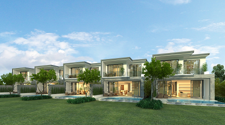 Phối cảnh khu biệt thự sân gôn Jeongsan