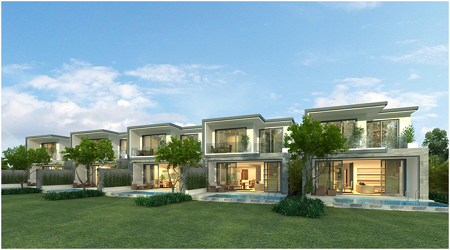 Phối cảnh khu biệt thự The Point