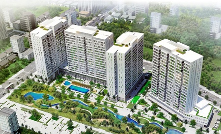  Phối cảnh tổng thể dự án Citihome - Quận 2