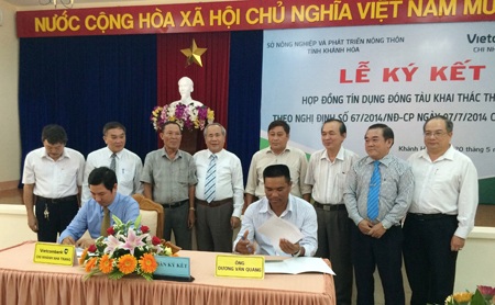 Tàu Composite đầu tiên vay theo Nghị định 67 của Chính Phủ được Giải ngân tại VietcomBank