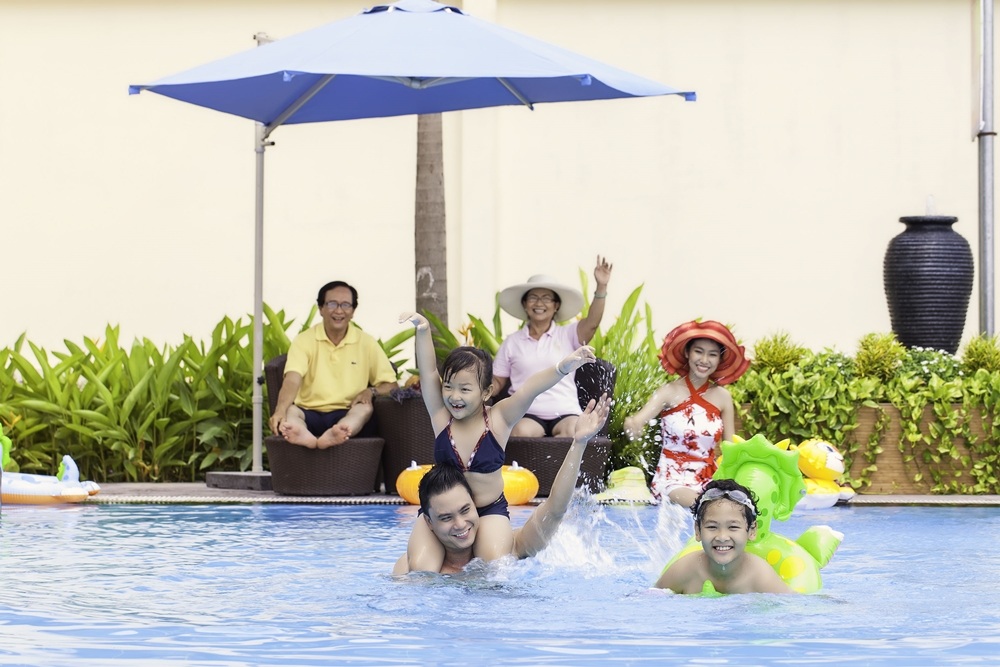 Tiện ích hồ bơi, công viên đã được sử dụng trước khi bàn giao nhà