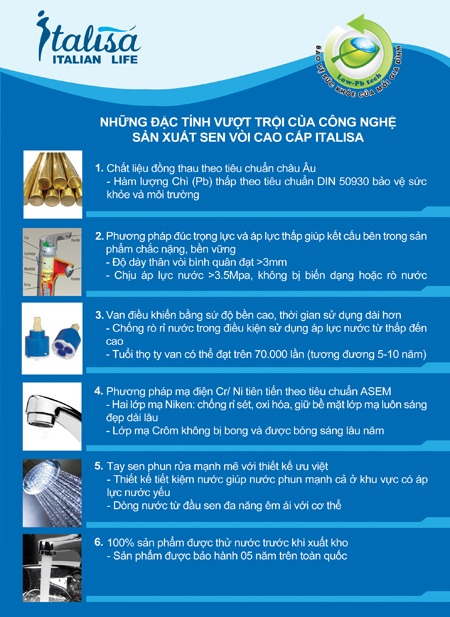 Sen vòi cao cấp Italisa “điểm danh” tại Bắc Ninh - 5 Sen vòi cao cấp Italisa luôn mang