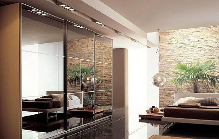 Nội thất sang trọng và hiện đại nhờ những chiếc gương