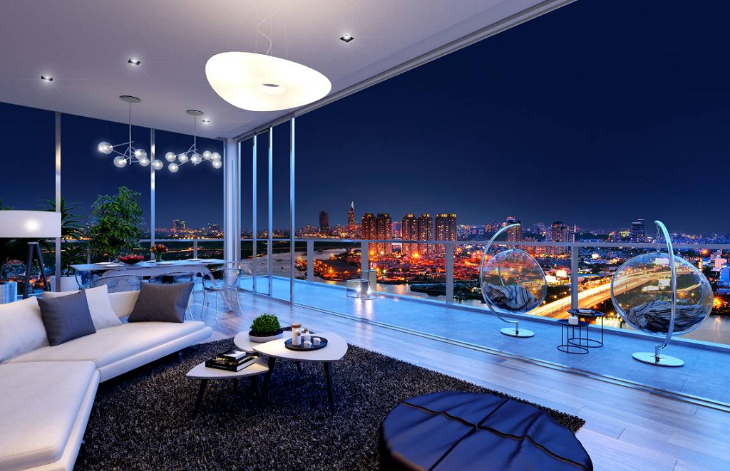 Biệt thự tầng cao đẳng cấp, ngắm nhìn toàn cảnh thành phố