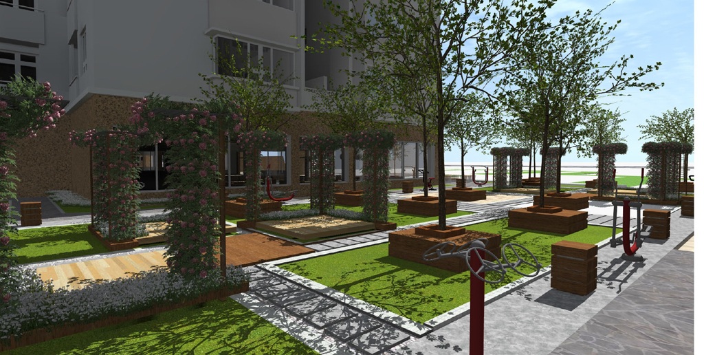 Sân tập dưỡng sinh dành cho người già