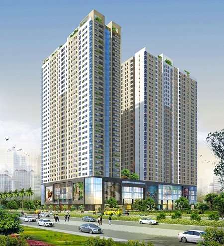 Phối cảnh dự án Gemek Tower