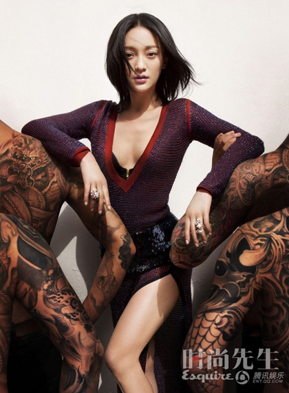 Châu Tấn gợi cảm trên tạp chí dành cho đàn ông  - 1