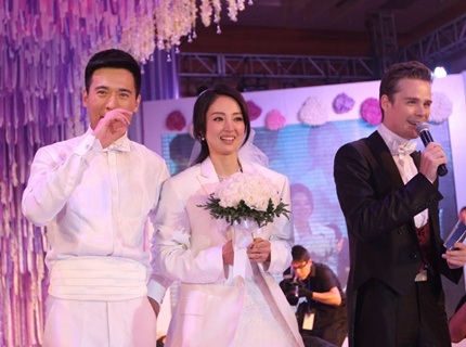 Những hình ảnh đáng nhớ trong lễ cưới của mỹ nhân Đổng Tuyền - 1