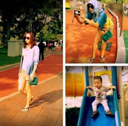 Khoảnh khắc đáng yêu của quý tử nhà “người đẹp cổ trang” Hồ Tịnh - 3 Khoảnh khắc đáng yêu của quý tử nhà “người đẹp cổ trang” Hồ Tịnh - 3