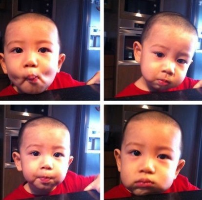 Khoảnh khắc đáng yêu của quý tử nhà “người đẹp cổ trang” Hồ Tịnh - 8 Khoảnh khắc đáng yêu của quý tử nhà “người đẹp cổ trang” Hồ Tịnh - 8