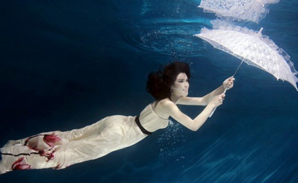 Ấn tượng với bộ ảnh dưới nước của người đẹp Hoa ngữ - 4