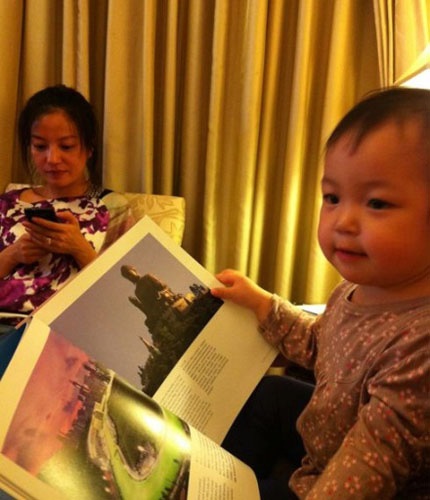 Ngắm công chúa nhỏ của Triệu Vy - 4