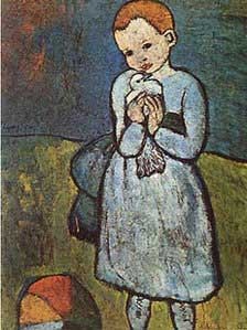 Bức tranh Child With A Dove của danh họa Picasso được mang ra bán - 1 Bức tranh Child With A Dove của danh họa Picasso được mang ra bán