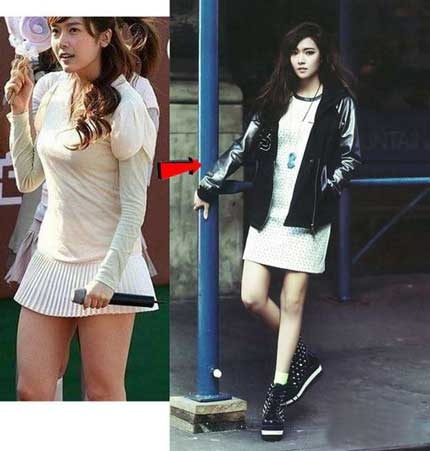 Những người đẹp xứ Hàn từng là “bé bự”