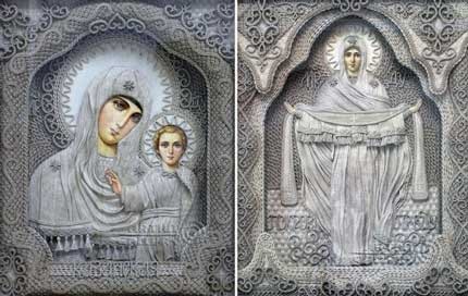 Ấn tượng tranh làm từ sợi lanh