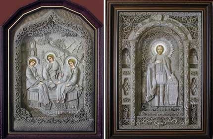 Ấn tượng tranh làm từ sợi lanh