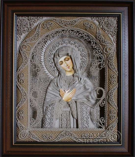 Ấn tượng tranh làm từ sợi lanh