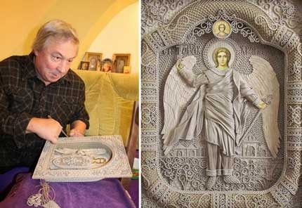 Ấn tượng tranh làm từ sợi lanh