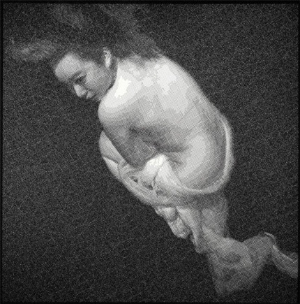 Lạ mắt với những bức chân dung làm từ lưới thép