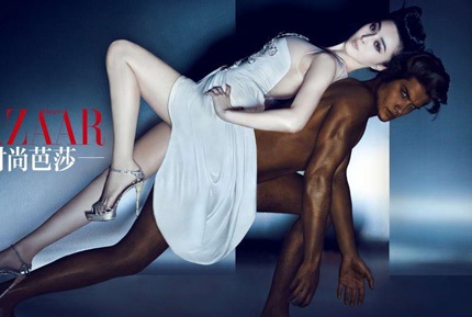 Chùm ảnh ấn tượng của Phạm Băng Băng bên người mẫu “nude” - 5 Chùm ảnh ấn tượng của Phạm Băng Băng bên người mẫu “nude”
