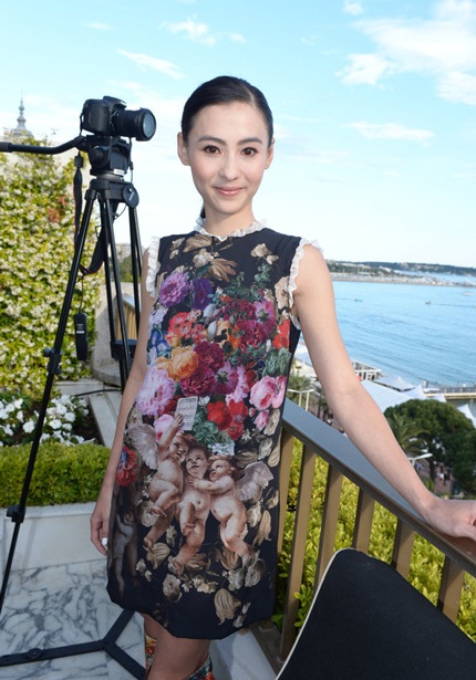 Trương Bá Chi xinh đẹp đón sinh nhật tại Cannes