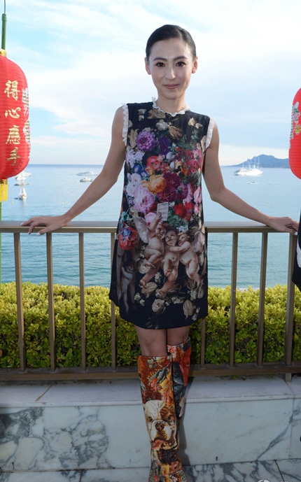 Trương Bá Chi xinh đẹp đón sinh nhật tại Cannes