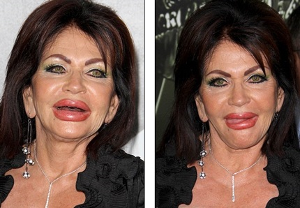 Jackie Stallone xuất hiện tại một buổi họp báo tại