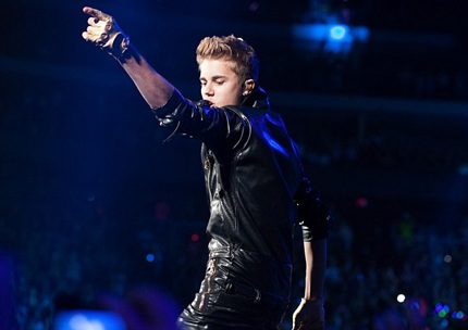 Justin Bieber performed in Arizona, on the evening of September 29.