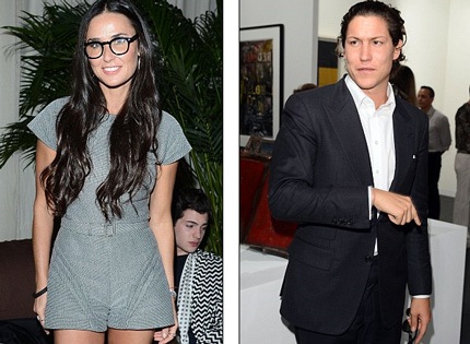 Bạn trai tin đồn của cô - Vito Schnabel không đi cùng Demi Moore