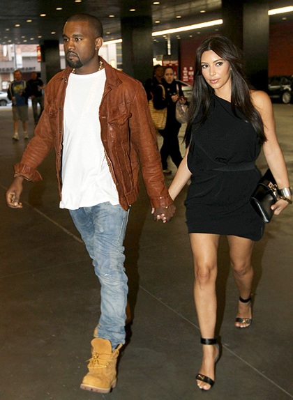 Bạn trai Kim “siêu vòng ba” bị tố nghiện sex - 2 Kim Kardashian và Kanye West đang hò hẹn và sắp đón con đầu lòng