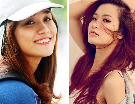 Những nữ sinh nổi tiếng với vẻ ngoài giống sao Việt - 3 Cả hai đều sở hữu bờ môi gợi cảm