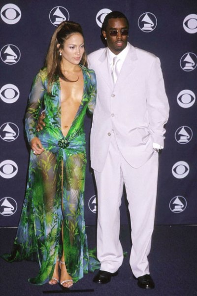 Jennifer Lopez và Puff Daddy tại Grammy năm 2000