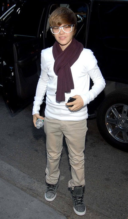 Justin Bieber với hình ảnh trong sáng đáng yêu khi mới gia nhập làng giải trí