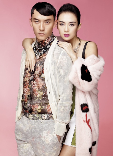 Chương Tử Di kiêu sa sánh đôi cùng nam diễn viên Trương Trấn trên tạp chí Vogue (Trung Quốc)