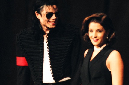 Michael Jackson and Lisa Marie Presley