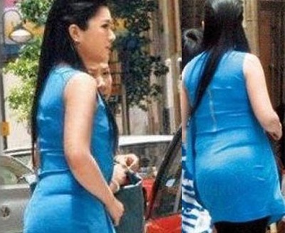 Thân hình có phần đẫy đà của cựu Hoa hậu Trung Quốc toàn cầu Câu Văn Tuệ