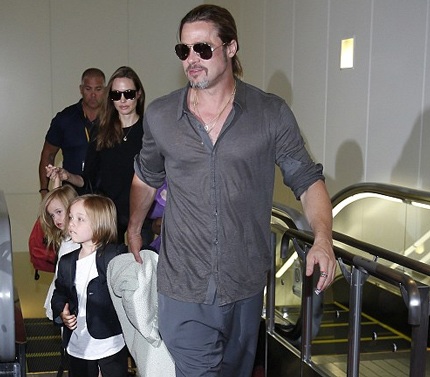 Brad hiện đang ở London (Anh) để thực hiện phần hai của bộ phim