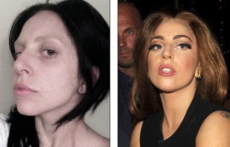 Còn ai nhận ra Lady Gaga khi cô không trang điểm?