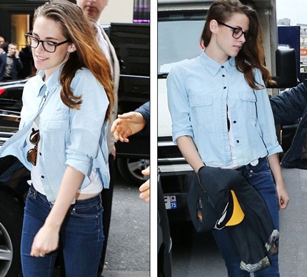 Nụ cười hiếm hoi của Kristen Stewart