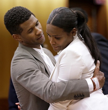 Usher giành quyền chăm sóc hai con sau nhiều năm "tranh cãi" - 4 Sau khi ly dị vào năm 2009, cặp đôi này đã chiến đấu bền bỉ để tranh giành quyền nuôi con.