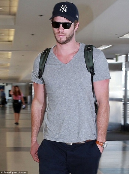 Liam xuất hiện tại sân bay ngày 18/9 vừa rồi