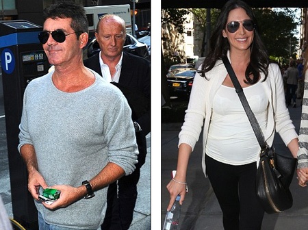 Simon Cowell quấn quýt bạn gái đang mang bầu - 1 Simon Cowell và bạn gái chẳng rời nhau nửa bước trong suốt những ngày qua