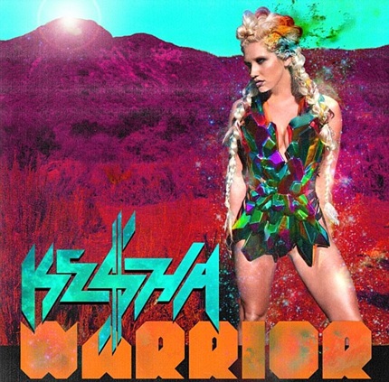 Ấn tượng với mái tóc bảy sắc cầu vồng của Ke$ha - 6 Bìa album thứ hai của Ke$ha - Warrior