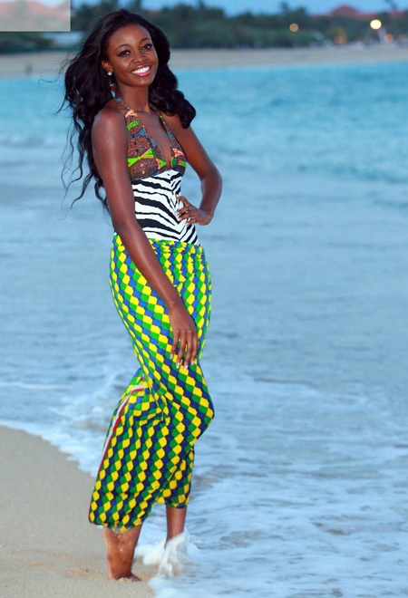 Người đẹp Ghana là niềm hi vọng cho đại diện nhan sắc châu Phi tại cuộc thi năm nay.