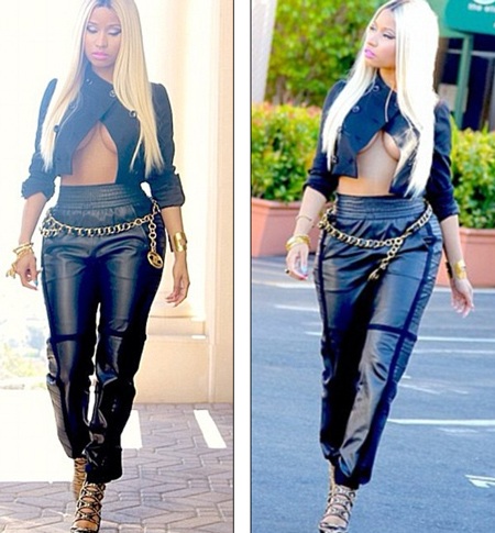 Nicki Minaj lộ hàng vì mặc “hớ hênh” - 2 Nicki rất tự tin với sự sáng tạo thời trang của bản thân