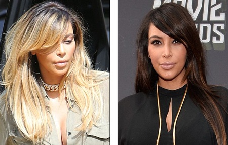 Làm mẹ, Kim Kardashian thay đổi hình ảnh - 4 Bà mẹ trẻ đã nhuộm mái tóc đen thành nâu vàng để làm mới mình